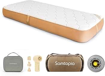 Amazon.co.jp: samtopia エアーベッド 電動ポンプ付き「最新鋭の独自